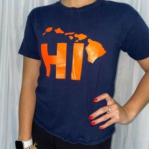YOUTH "HI" T-Shirt w/ Hawaiian Islands